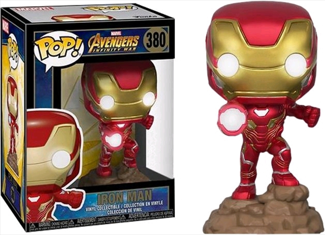 Avengers 3: Infinity War - Iron Man Light Up US Exclusive Pop! Vinyl [RS]/Product Detail/Movies