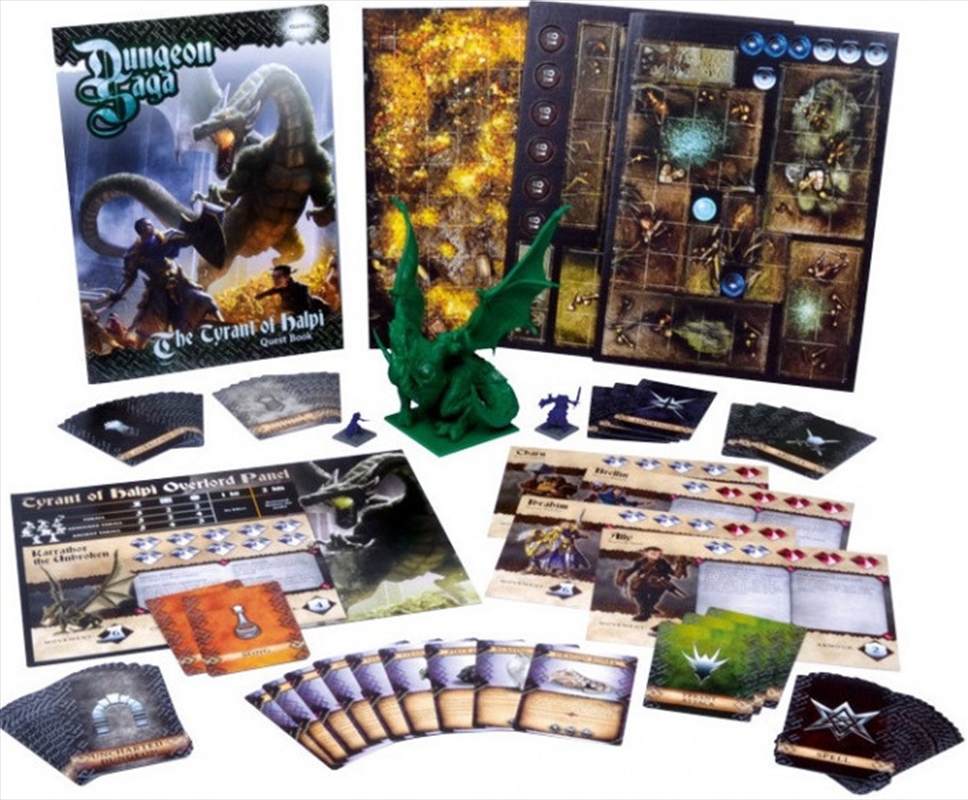 Dungeon Saga the Tyrant of Halpi/Product Detail/Board Games