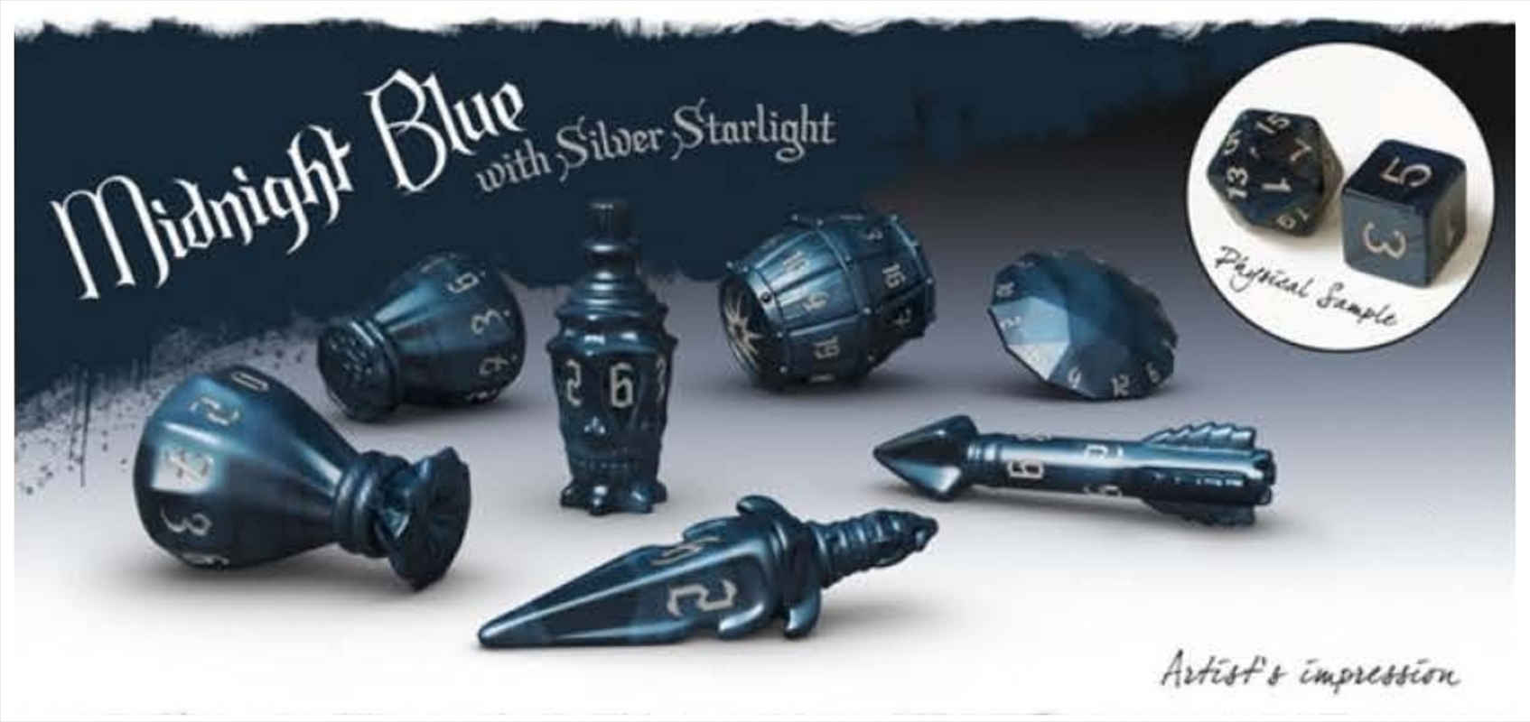 PolyHero Dice Rogue Sets - Midnight Blue | Merchandise