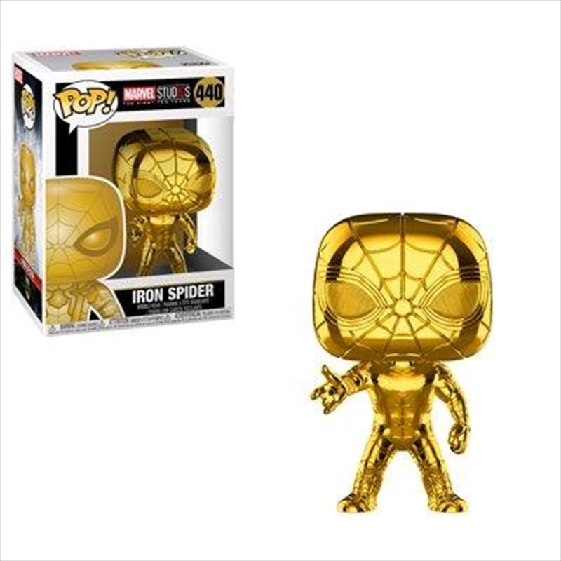 Marvel Studios 10th Anniversary - Iron Spider Gold Chrome Pop! Vinyl/Product Detail/Movies