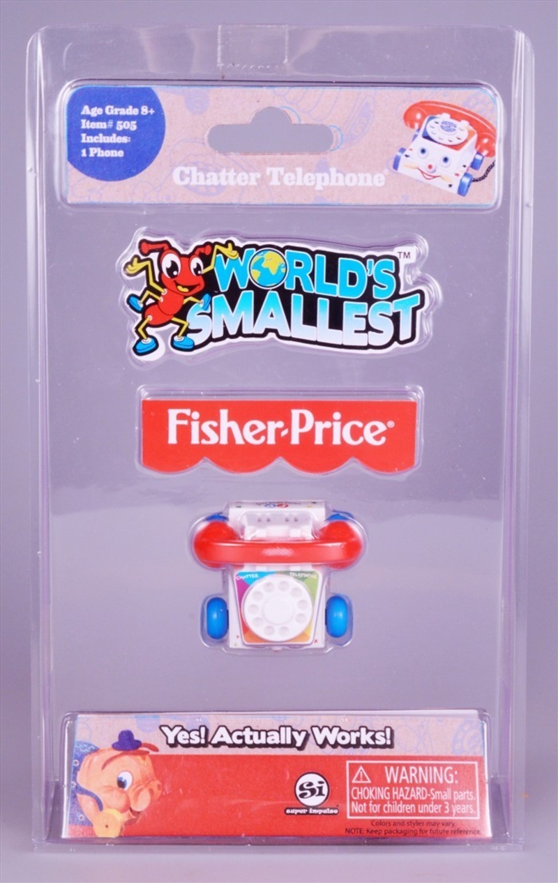 World's Smallest - Fisher Price Chatter Phone/Product Detail/Table Top Games