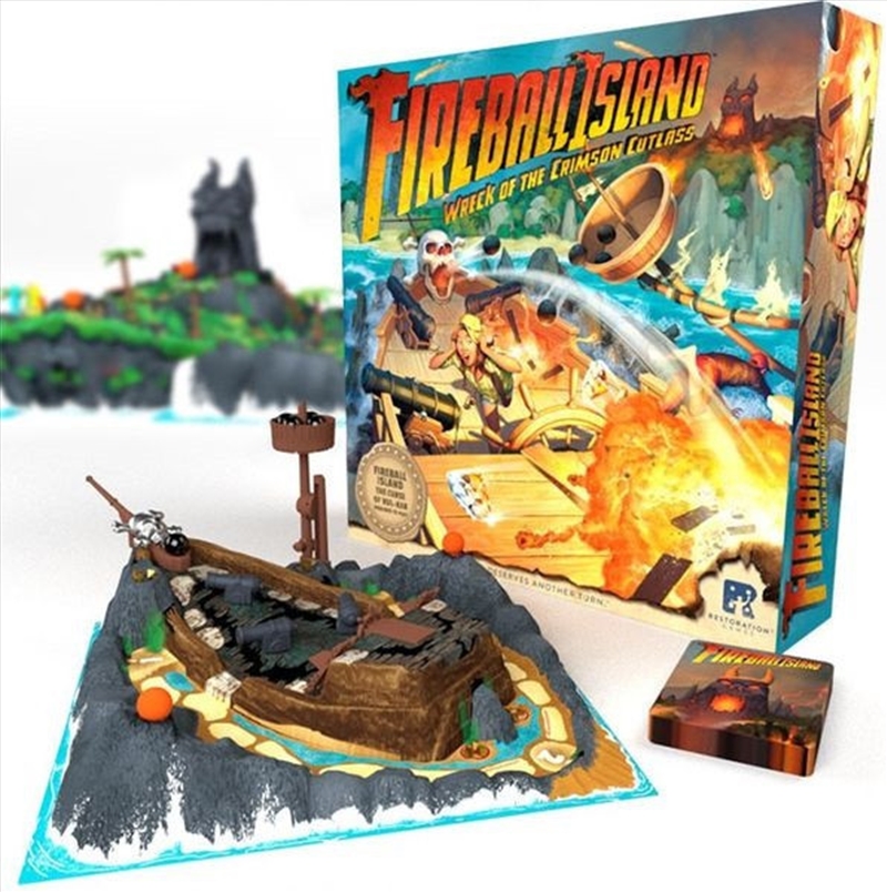 Fireball Island the Curse of Vul-Kar Wreck of the Crimson Cutlass Expansion/Product Detail/Board Games