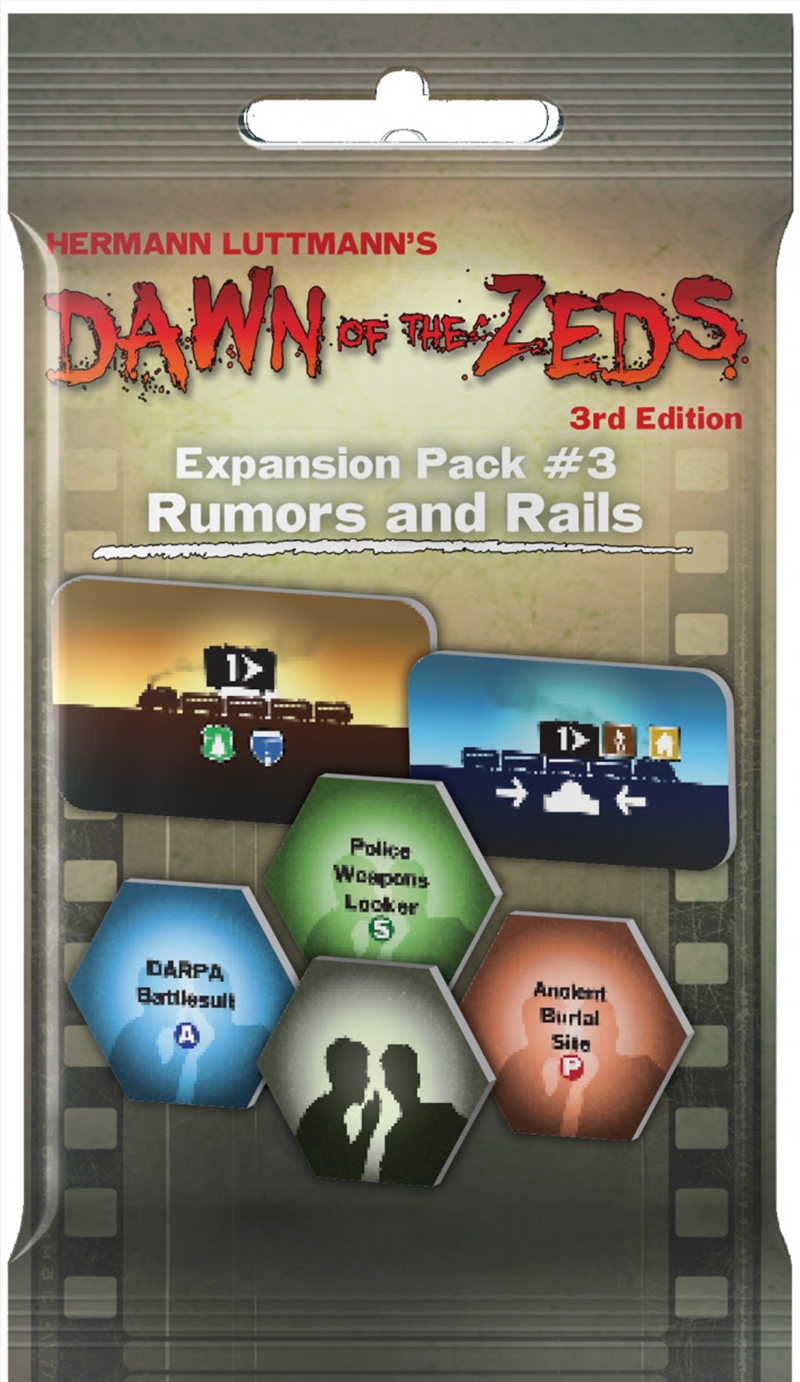 Dawn of the Zeds (3rd Edition) - Rumors and Rails Expansion/Product Detail/Board Games