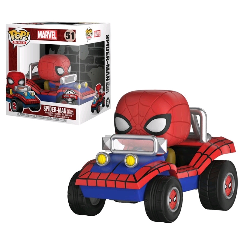 Spider-Man - Spider-Man with Spider Mobile Pop! Ride [RS]/Product Detail/Movies