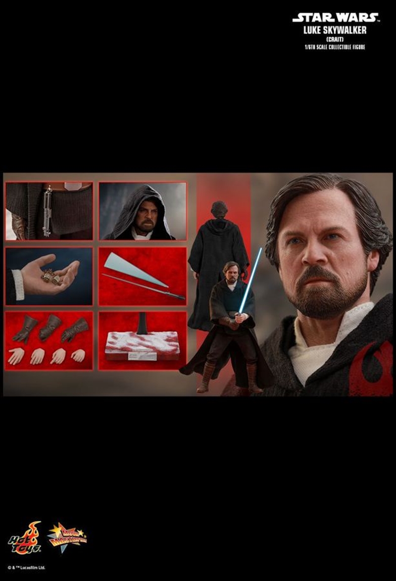 Star Wars - Luke Skywalker (Crait Version) 12" 1:6 Scale Action Figure/Product Detail/Figurines