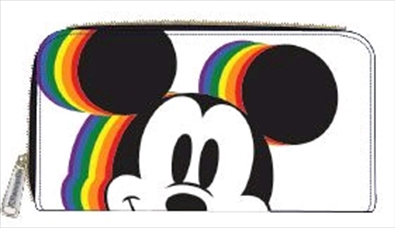 Loungefly - Mickey Mouse - Mickey Rainbow Zip-Around Wallet/Product Detail/Wallets