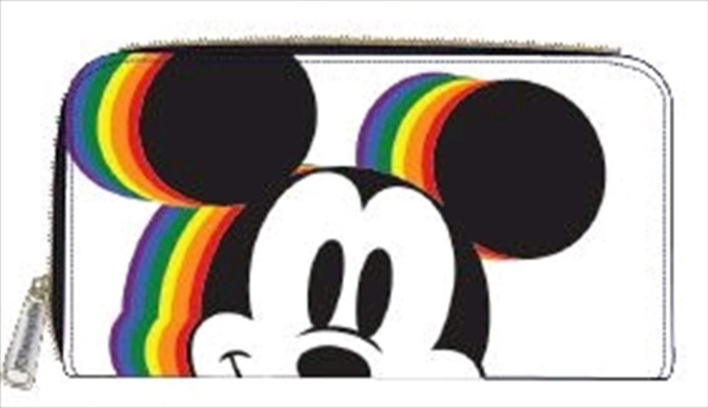 Loungefly - Mickey Mouse - Mickey Rainbow Zip-Around Wallet/Product Detail/Wallets