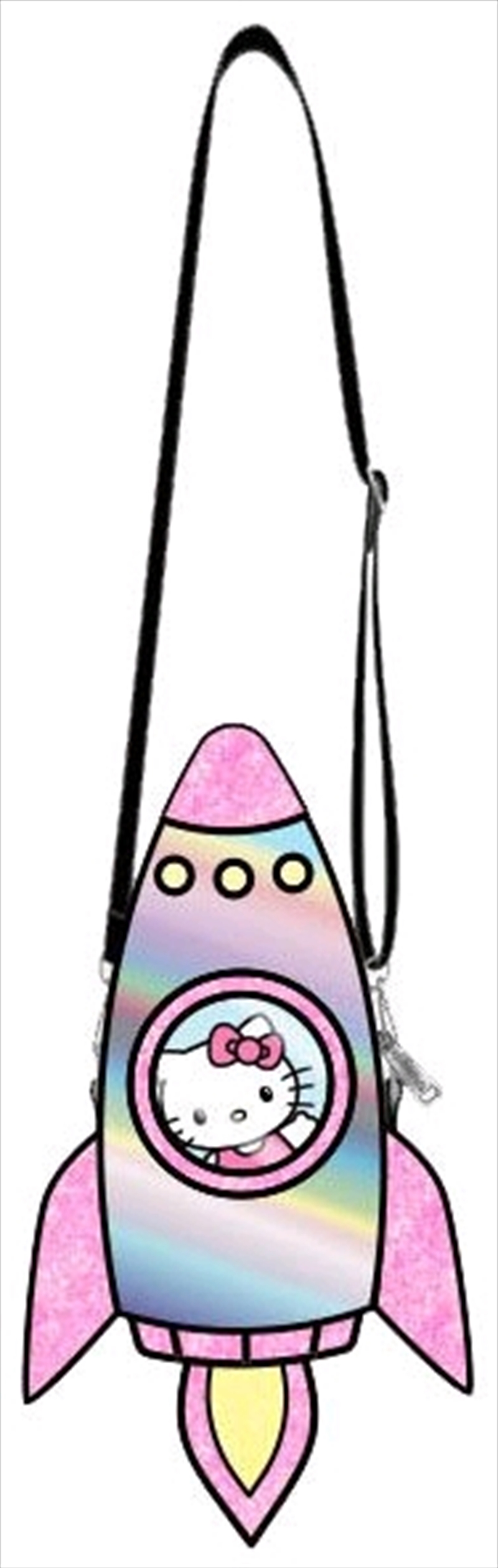 Loungefly - Hello Kitty - Spaceship Holographic Glitter Crossbody Bag/Product Detail/Bags