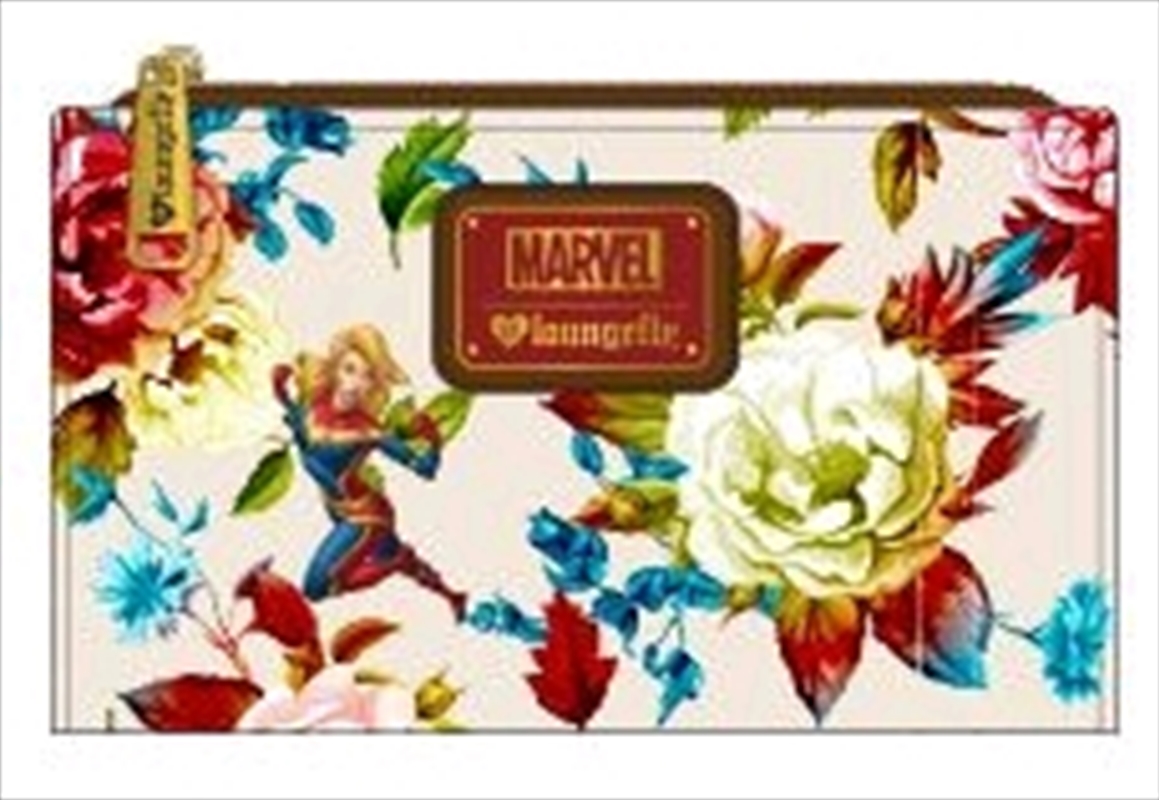 Loungefly - Captain Marvel - Floral Flap Wallet/Product Detail/Wallets