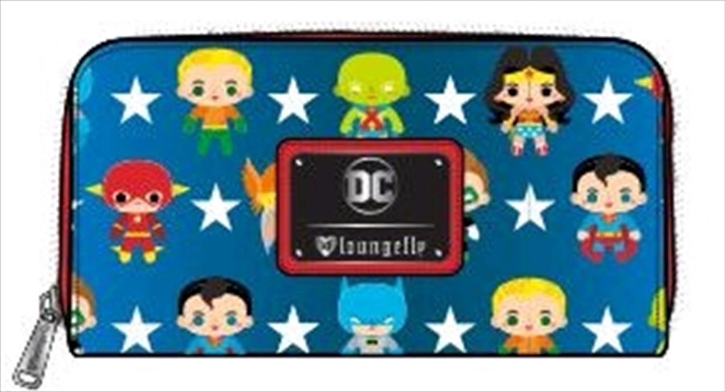 Loungefly - Justice League - Chibi Zip-Around Wallet/Product Detail/Wallets