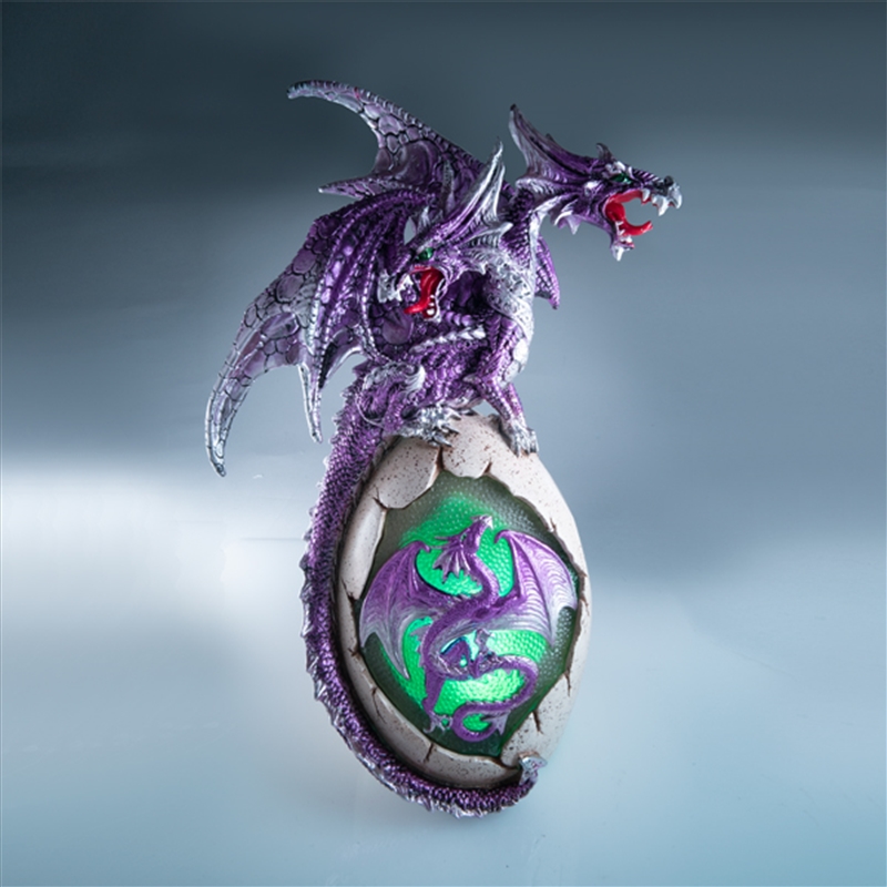 Two-Headed Purple Dragon on Egg/Product Detail/Statues