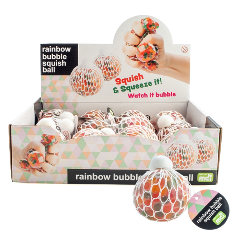 Rainbow Bubble Squish Ball/Product Detail/Stress & Squishy