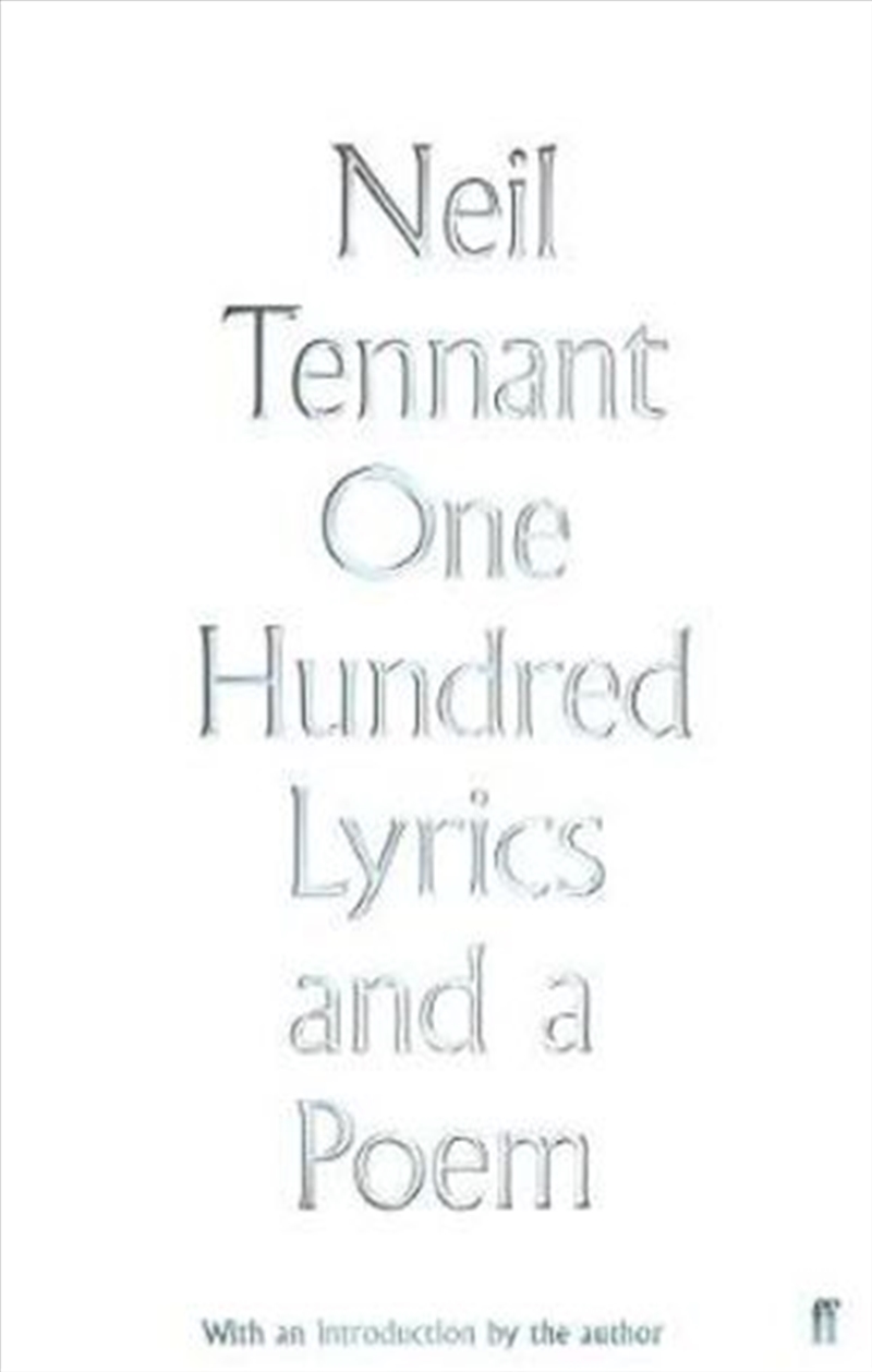 One Hundred Lyrics and a Poem/Product Detail/Arts & Entertainment