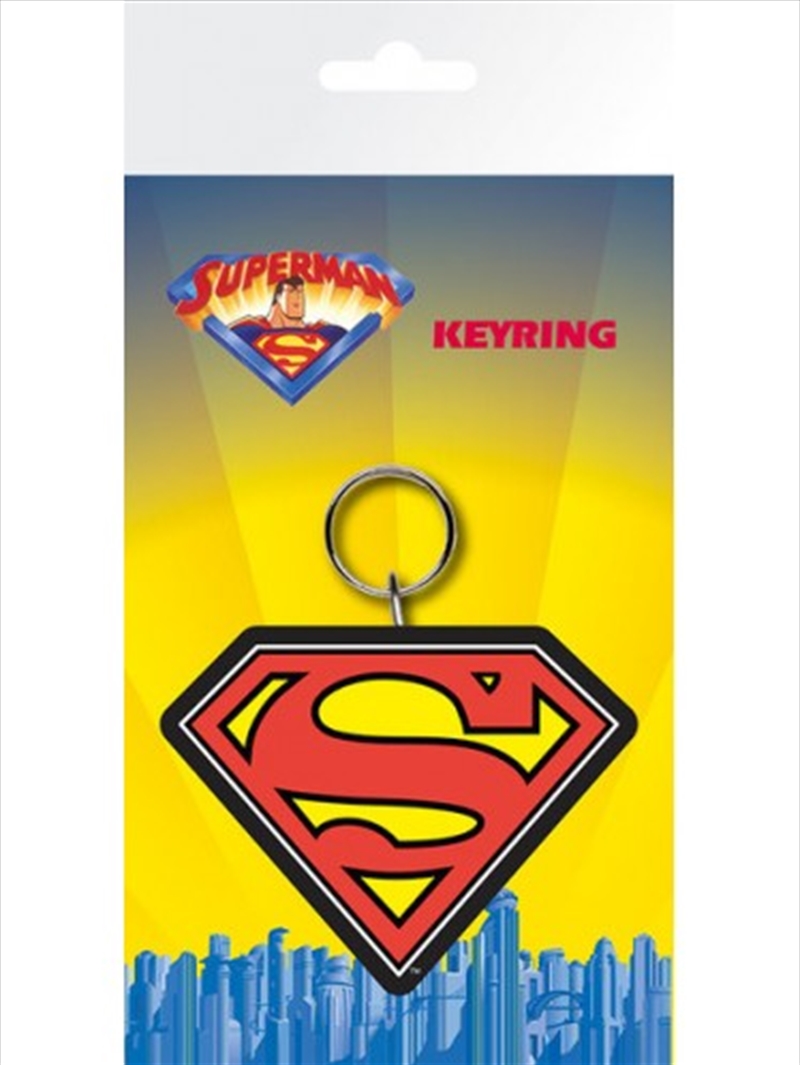 Superman Keyring Shop DC Comics Superman Logo Keyring & Bags at Sanity