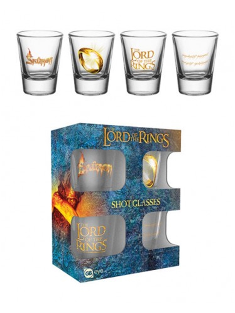 Lord of the Rings Ring Shot Glasses/Product Detail/Flasks & Shot Glasses