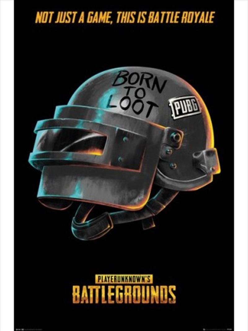 PUBG Born to Loot/Product Detail/Posters & Prints