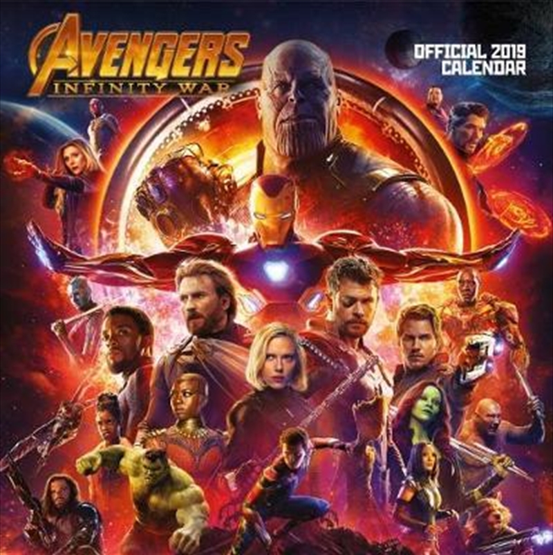 Avengers Infinity War Official 2019 Calendar - Square Wall Calendar Format/Product Detail/Calendars & Diaries