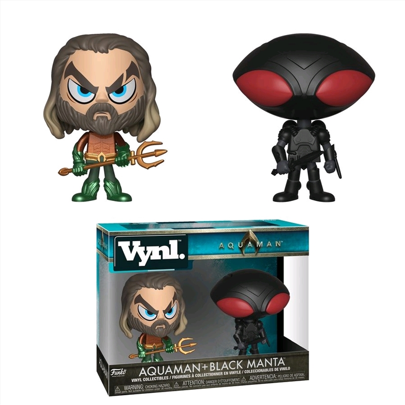 Aquaman - Aquaman & Black Manta Vynl./Product Detail/Funko Collections
