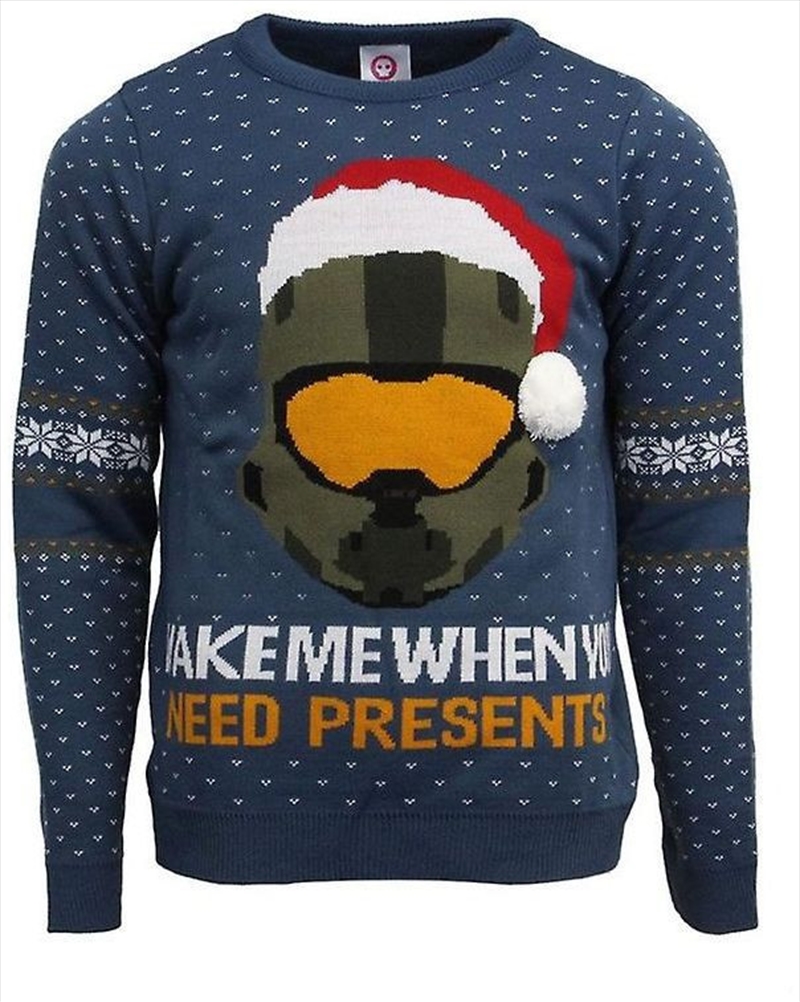 Official Halo Christmas Jumper Ugly Sweater M/Product Detail/Outerwear