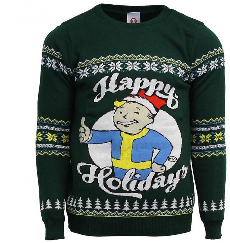 Official Fallout Happy Holidays Ugly Sweater S/Product Detail/Outerwear