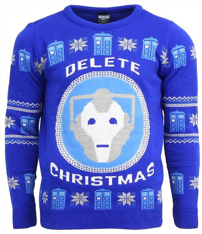 Official Doctor Who BBC Christmas Jumper Ugly Sweater L/Product Detail/Politics & Government