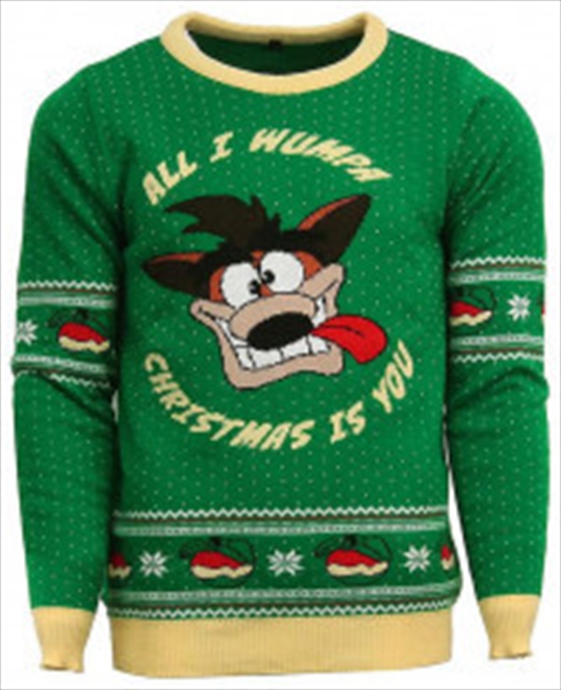 Official Crash Bandicoot Christmas Jumper Ugly Sweater S/Product Detail/Outerwear