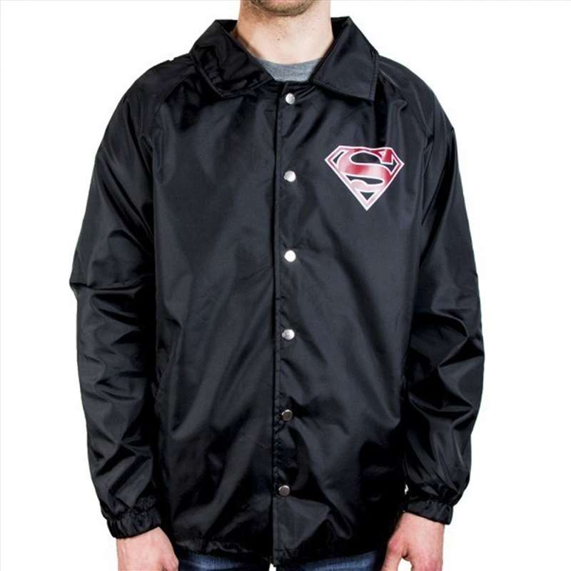 Superman Logo Coach Jacket M/Product Detail/Outerwear