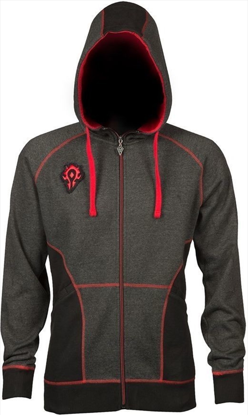 World of Warcraft Horde Classic Premium Zip-Up Hoodie 2XL/Product Detail/Outerwear