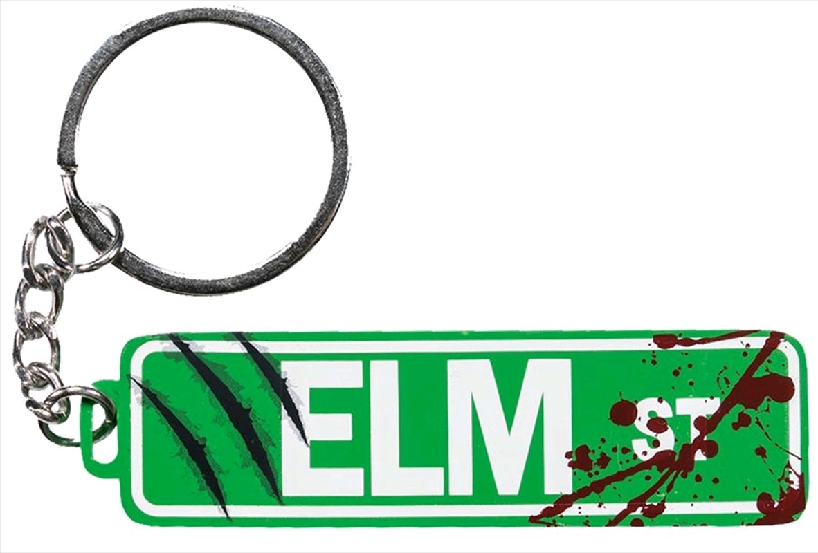 A Nightmare on Elm Street - Elm St Sign Metal Keychain/Product Detail/Keyrings