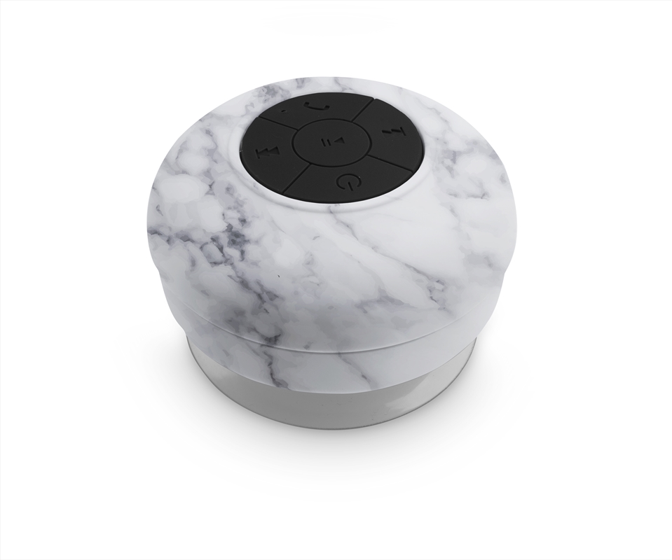 White Marble Waterproof Shower Speaker/Product Detail/Speakers