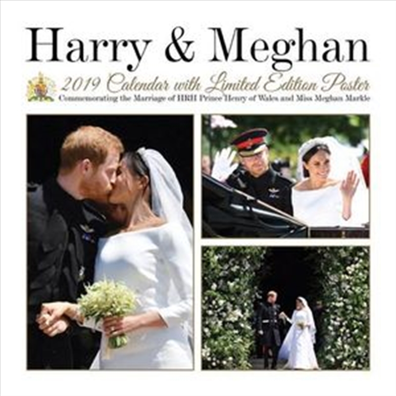 Prince Harry & Meghan Markle Commemorative 2019 Royal Wedding Calendar/Product Detail/Calendars & Diaries