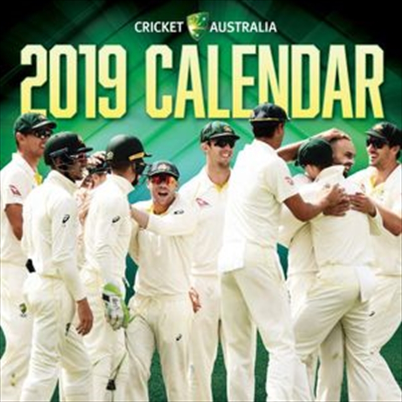 Cricket Australia 2019 Square Wall Calendar/Product Detail/Calendars & Diaries