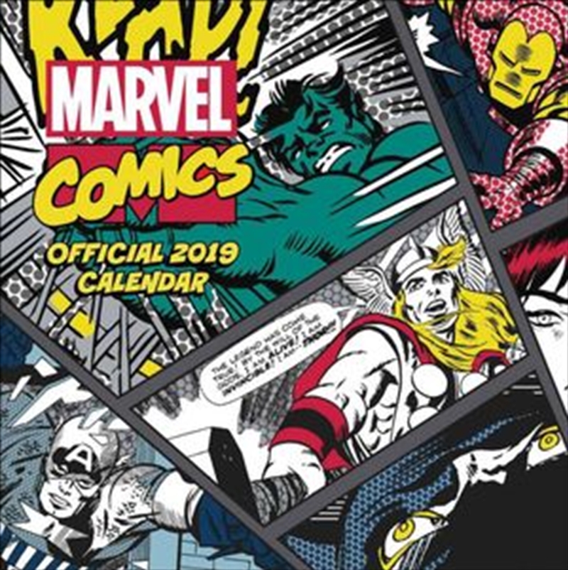 Marvel Comics Classic Official 2019 Square Wall Calendar/Product Detail/Calendars & Diaries