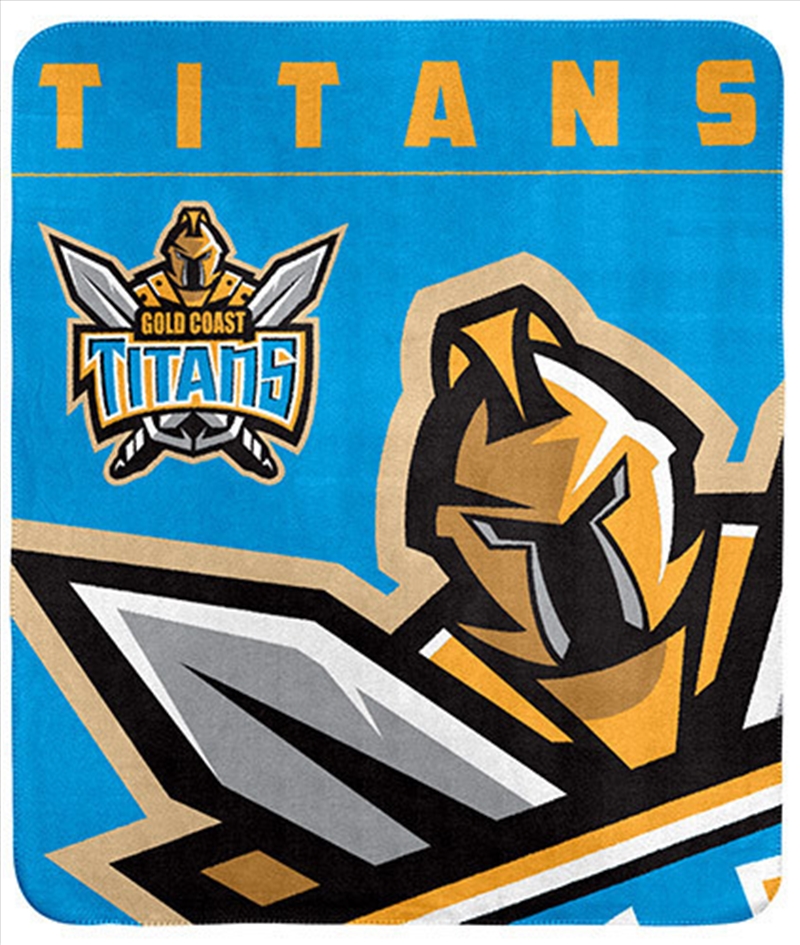 NRL Polar Fleece Blanket Gold Coast Titans/Product Detail/Manchester