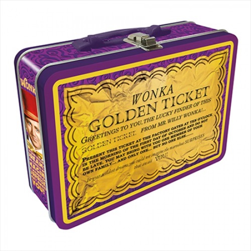 Wonka Golden Ticket Reg Fun Box/Product Detail/Lunchboxes