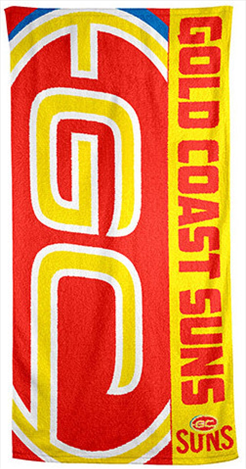 AFL Beach Towel Gold Coast Suns/Product Detail/Manchester