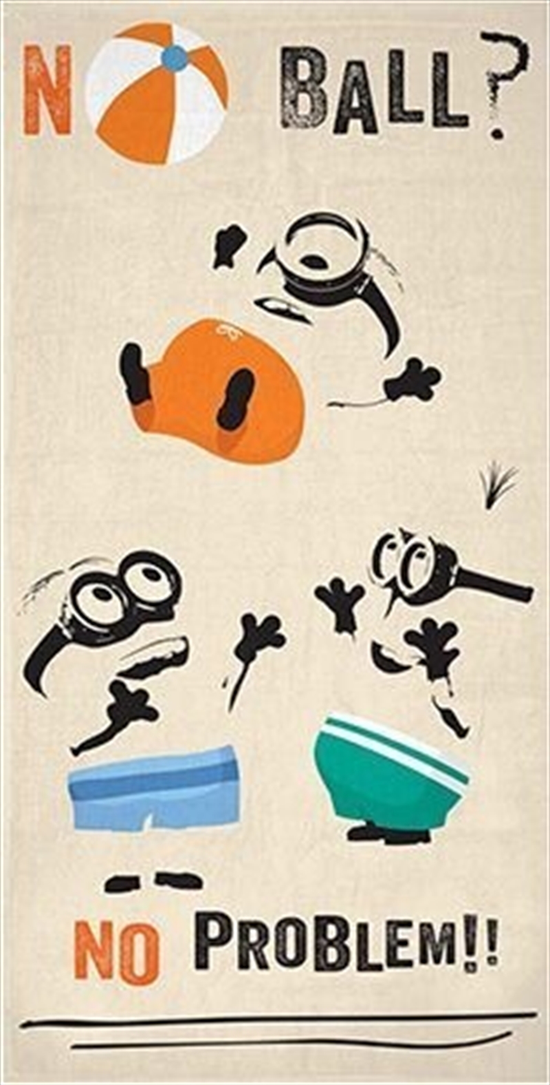 Despicable Me Beach Towel No Ball No Prob/Product Detail/Manchester