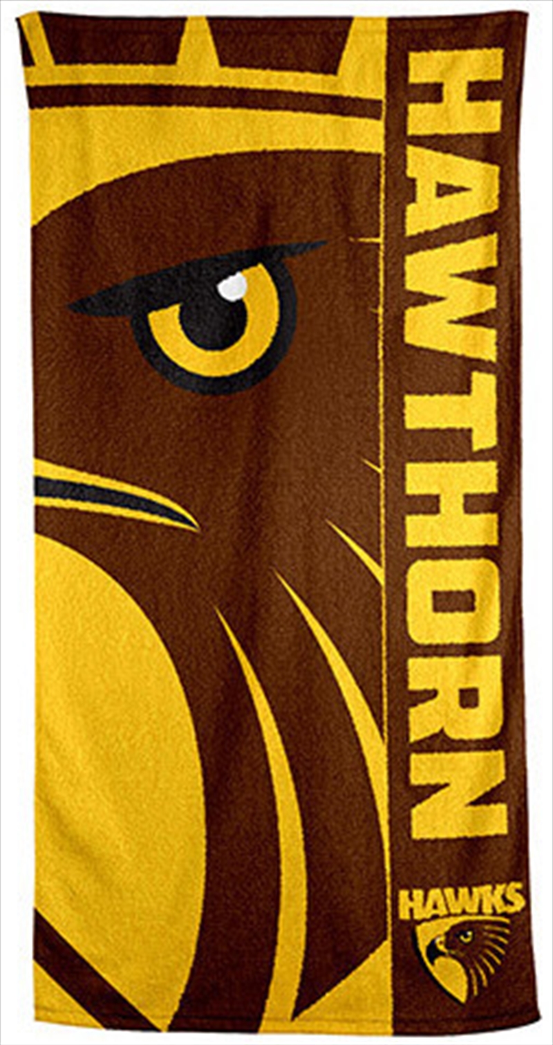 AFL Beach Towel Hawthorn Hawks/Product Detail/Manchester