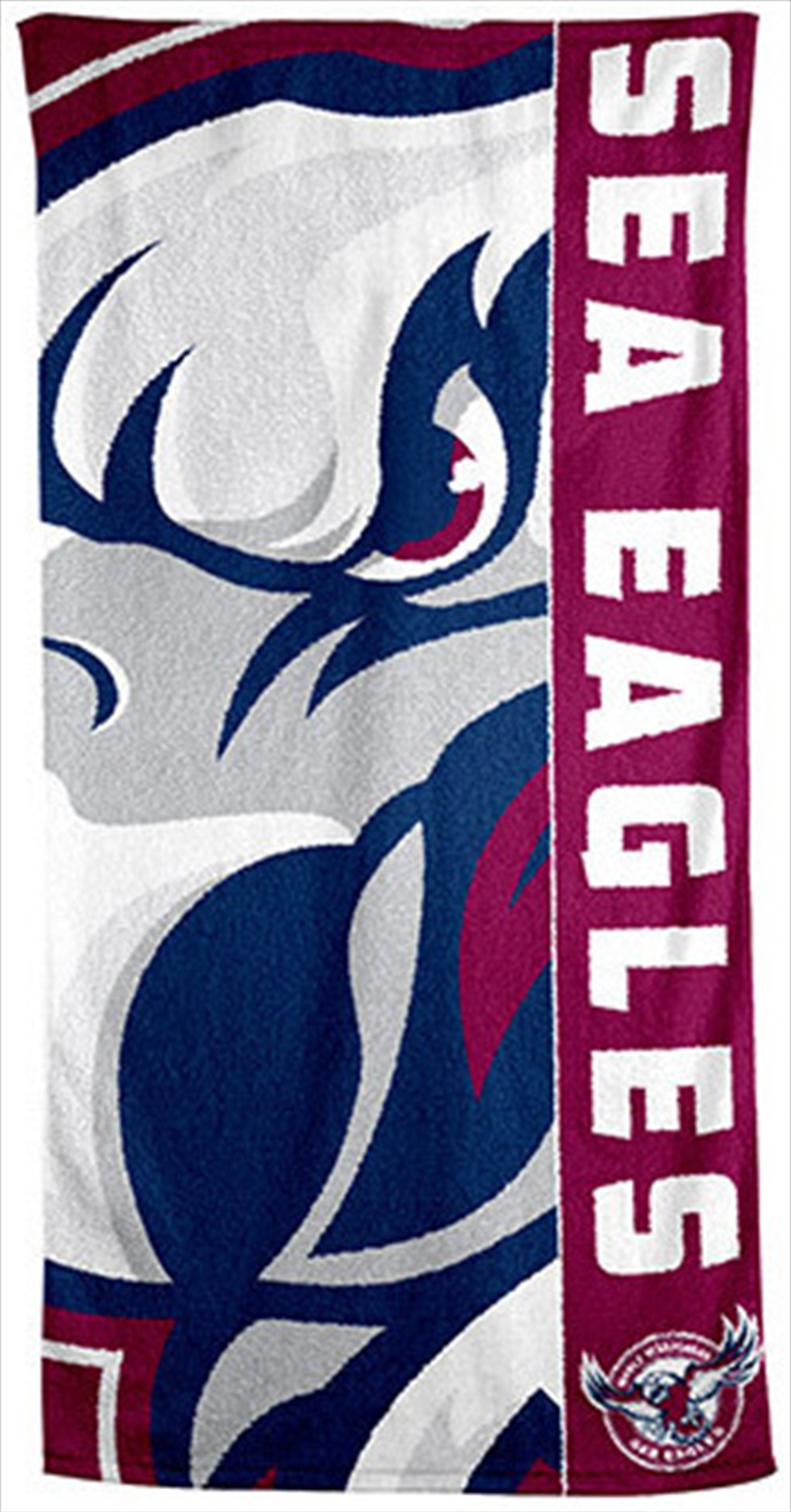 NRL Beach Towel Manly Warringah Sea Eagles/Product Detail/Manchester