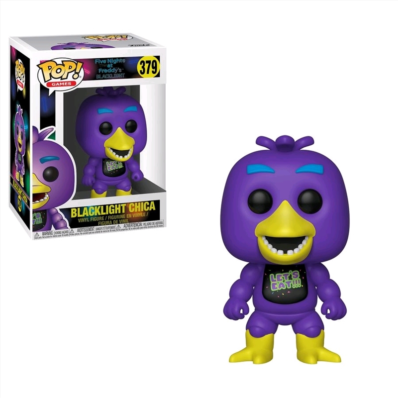 Five Nights at Freddy's - Chica Black Light Pop! Vinyl/Product Detail/Standard Pop Vinyl