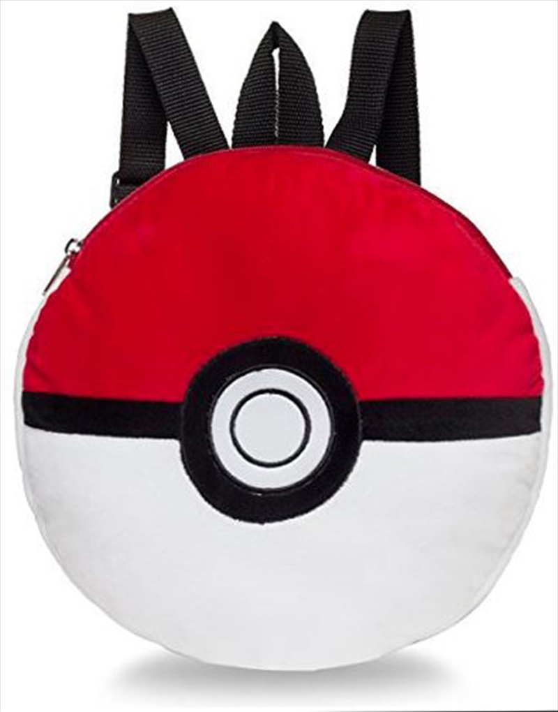 Pokemon Backpack Plush Pokeball 15"/Product Detail/Bags