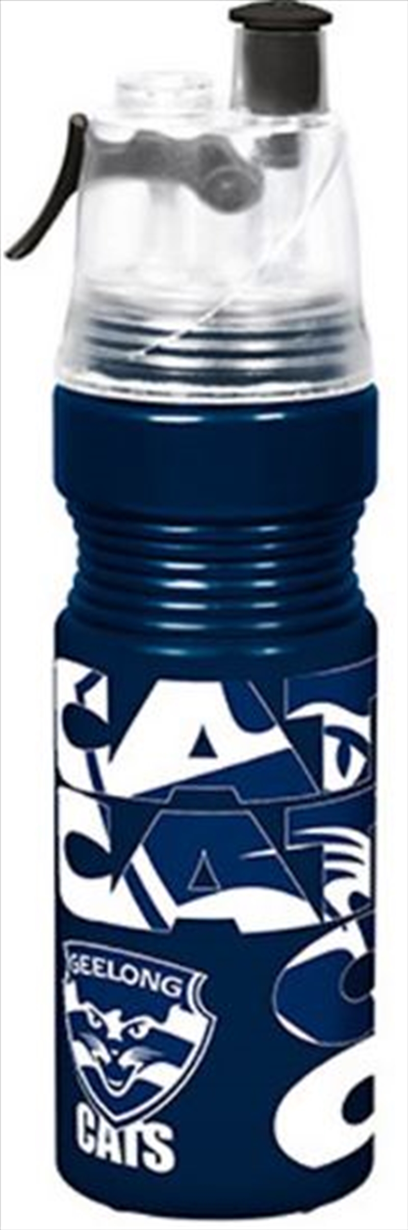 AFL Misting Drink Bottle Geelong Cats, Drinkware Sanity