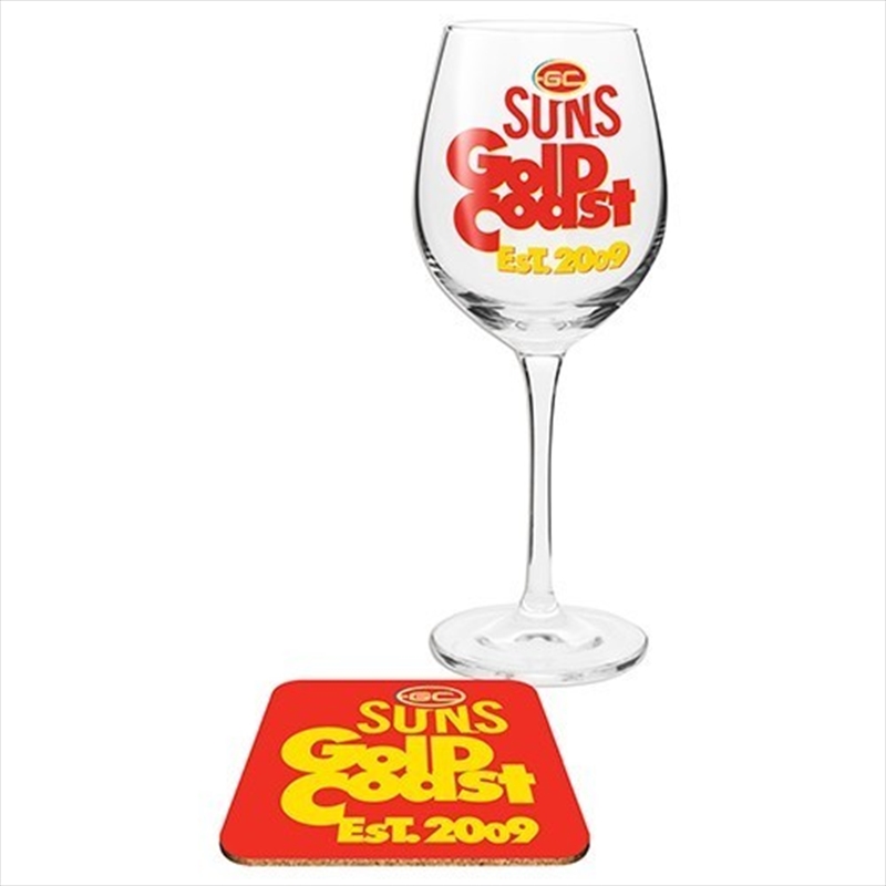 Gold Coast Suns Suns Wine & Coaster/Product Detail/Wine