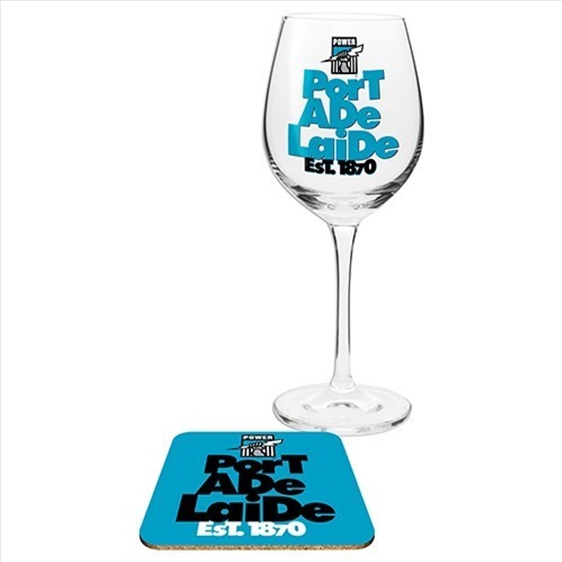 Port Adelaide Power Wine & Coaster/Product Detail/Wine