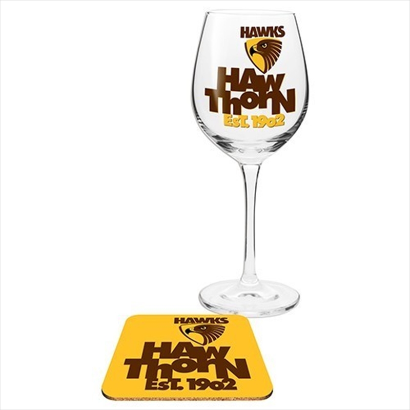 Hawthorn Hawks Wine & Coaster/Product Detail/Wine