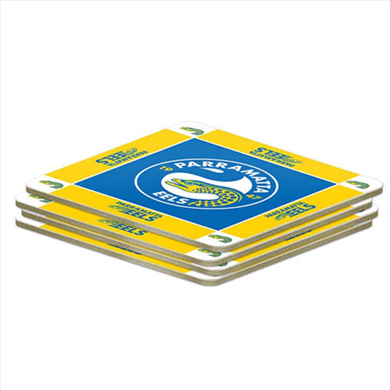 NRL Coaster 4 Pack Parramatta Eels/Product Detail/Coolers & Accessories