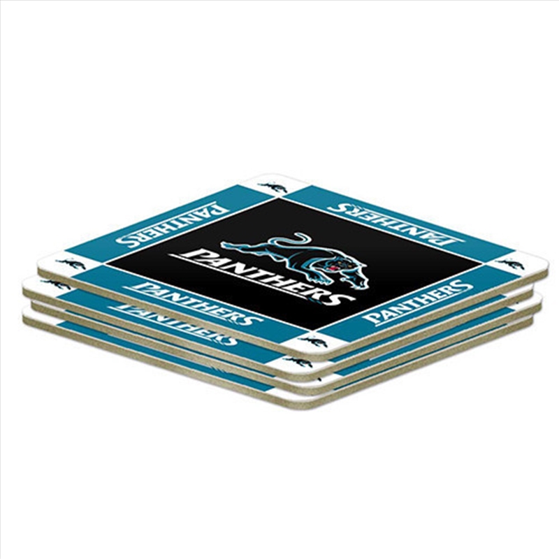 NRL Coaster 4 Pack Penrith Panthers/Product Detail/Coolers & Accessories