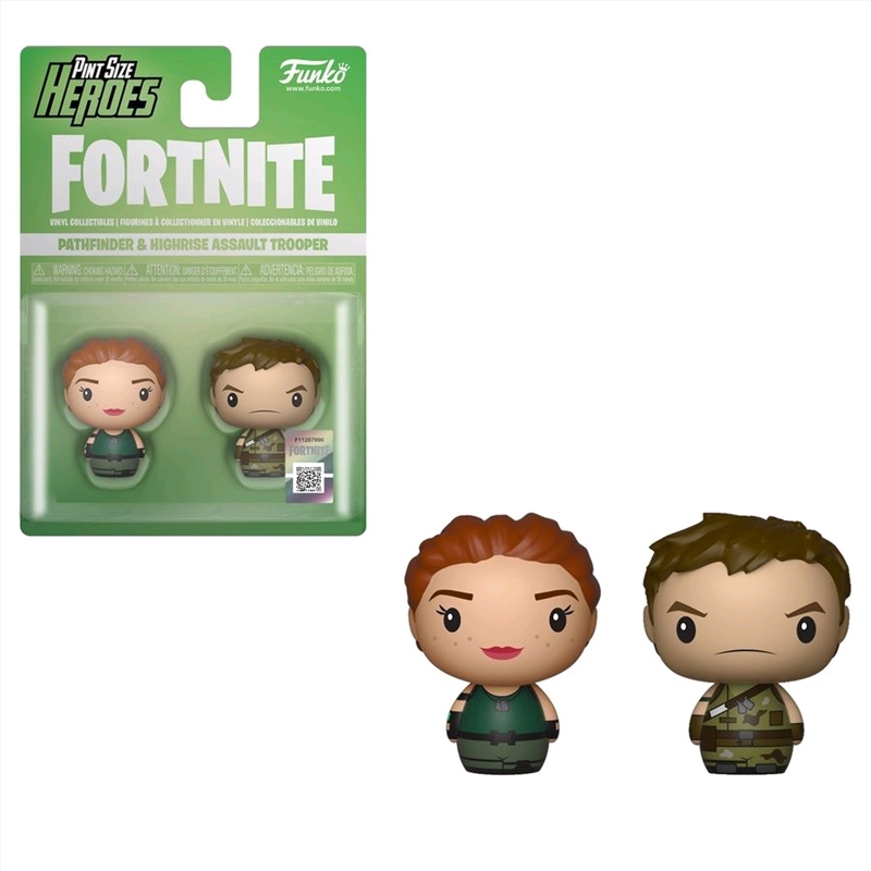Fortnite - Pathfinder & Highrise Assault Trooper Pint Size Hero 2-pack/Product Detail/Figurines