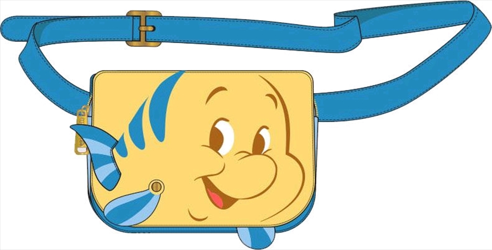 Loungefly - The Little Mermaid - Flounder Waist Bag/Product Detail/Bags