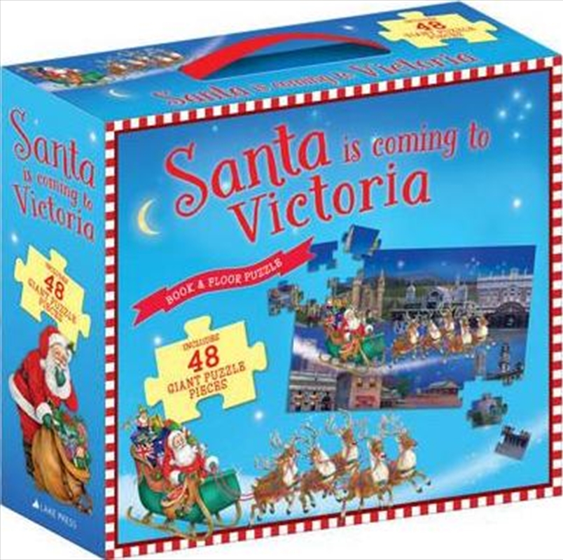 Santa is Coming to Victoria Book & Floor Puzzle/Product Detail/Children